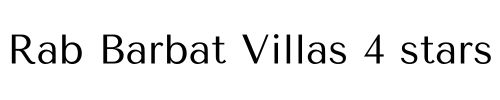 Three Villas in a Row